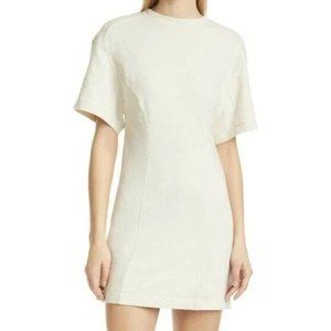 Rag & Bone Ivory Lilith Crew Neck Shirt Dress Size M